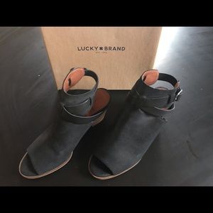 Lucky Brand leather booties